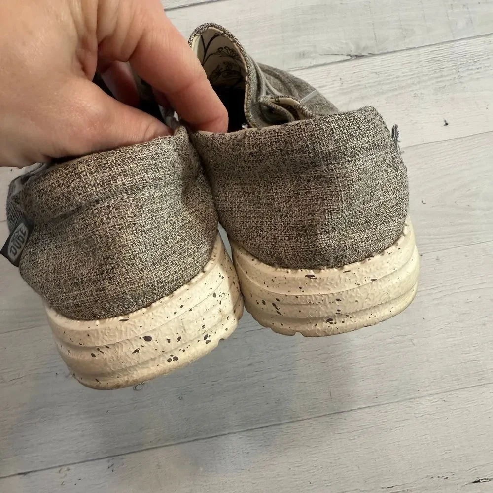 Hey dude Wendy linen blend‎ shoes youth size 5